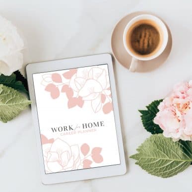 Work from home career planner
