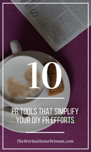 Ready to secure some media exposure for your small business? Here are 10 PR tools that the experts use that can help simplify your DIY PR efforts. #PR #Marketing #Business via @theworkathomewoman