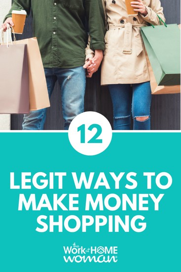 Would you like to make money shopping? Using these 12 tried and true methods, I've been able to add a good amount of cash to my pocket! And they're legit. #money #shop #shopping via @theworkathomewoman