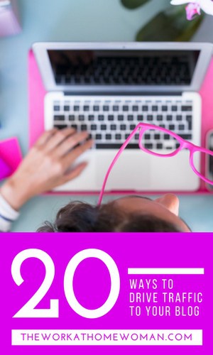 Do you want to make money from your blogging efforts? If so, you'll need to generate a good amount of traffic to your blog. Here are 20 awesome ways you can easily drive traffic to your blog. via @theworkathomewoman