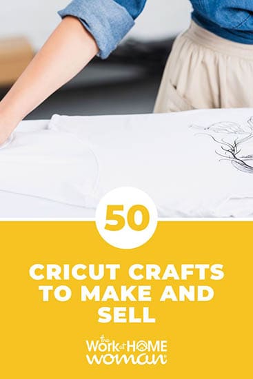 Here are 50 things to make and sell with a Cricut to give you some inspiration for your new Cricut craft business.