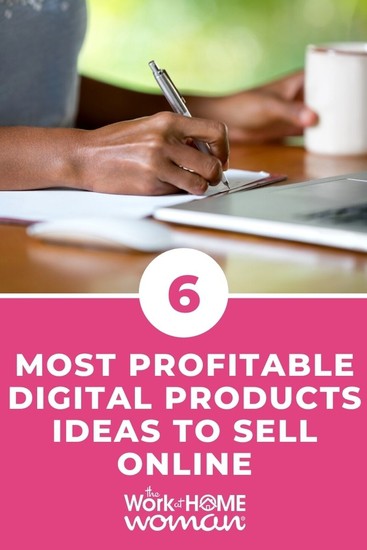 Want to make extra money or diversify your income? Consider selling digital products! Below are the most profitable options to consider. #tosell #ideas #typesof #makemoney via @theworkathomewoman