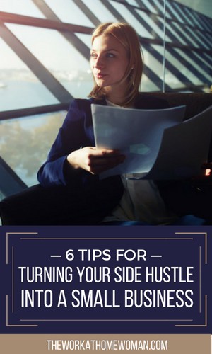 If you have a fulfilling side hustle business, chances are you’ve considered making it your full-time career. Here's how to turn your hobby into a full-time small business. via @theworkathomewoman