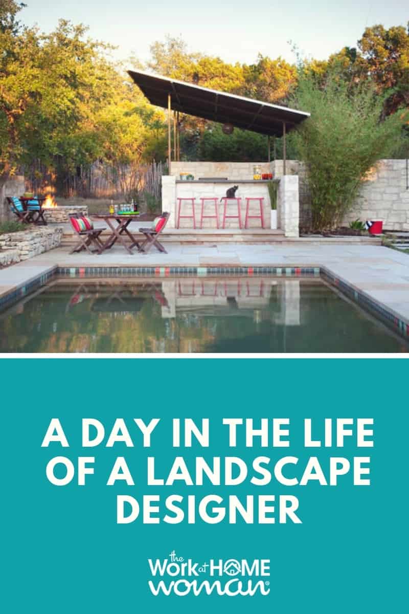 If you enjoy design and working outdoors, landscape design may be the perfect home-based business for you. Find out more in this interview with B Jane. #business #landscape #design