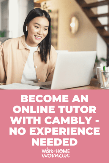 How would you like to get paid to speak English online?  Then watch this work at home!  Click here to learn about becoming a Cambly Tutor!