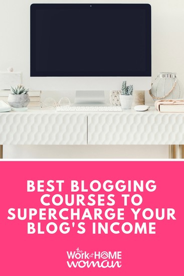 Are you tired of buying hyped-up blogging courses, only to be let down? Here are some of the best blogging courses on the market to supercharge your blogging income! #blogging #blog #blogger #money #courses via @theworkathomewoman