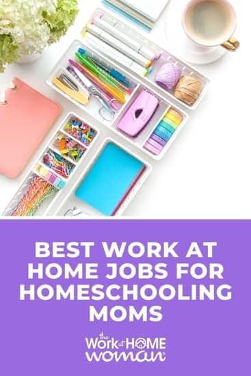 If you’re looking to earn some money while teaching your little ones during the day, here are the best work-at-home jobs for homeschool moms. #homeschooling #mom #job