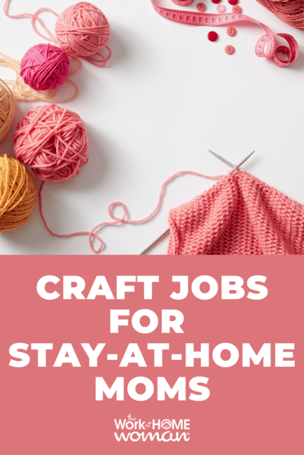Are you creative? Do you love to sew, paint, draw, or scrapbook? Great news! There are lots of great work-at-home opportunities for artisans and crafters. If you’re artsy and crafty check out these great craft jobs for stay-at-home moms. #crafts #arts #business #workfromhome #jobs