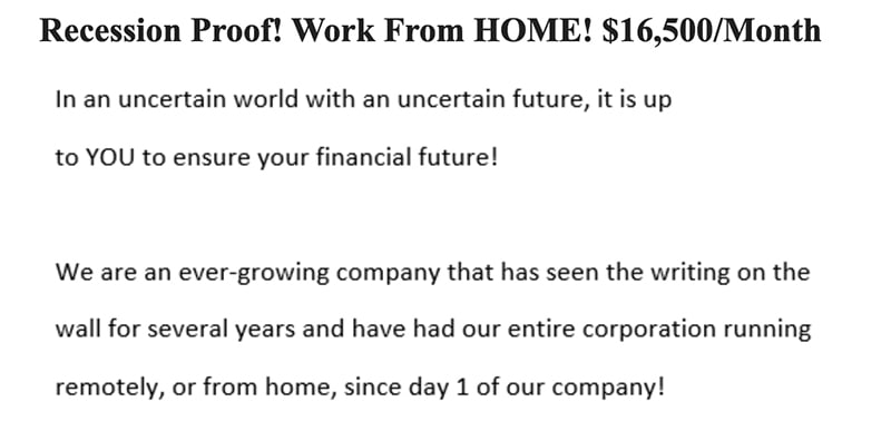 Dishonest Work From Home Job Descriptions on Sites Like Craigslist