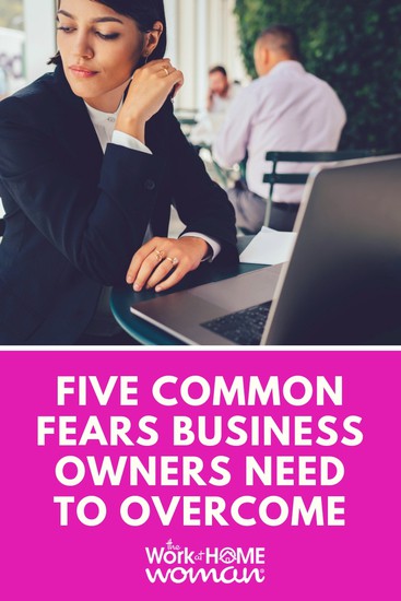 Would you like to start a business, but fear is holding you back? Here are five concerns business owners have and how they can overcome them. #business #fear