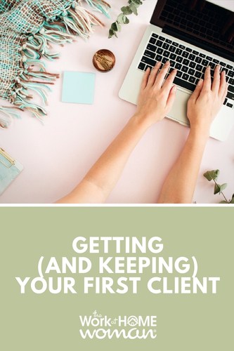 As a new business owner, you face a list of challenges once you open your doors. Among those hurdles is finding potential clients and turning them into customers. Here are five simple tips for getting (and keeping) your first client. #business #entrepreneur #marketing #clients #customers via @theworkathomewoman