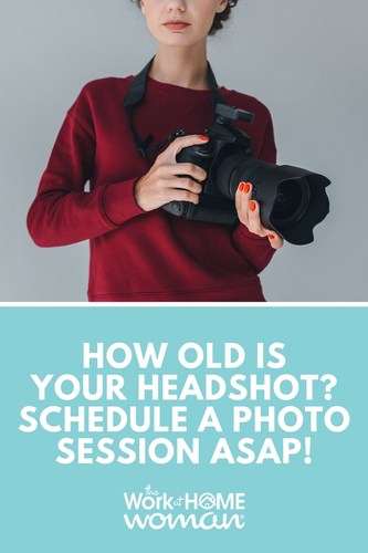 You see it all the time online. Old, grainy, blurry, and outdated photos used for professional headshots -- not the best first impression. Here's what you need to know about updating your headshot so you can look like an actual business professional. #business #headshot #professional #image #photo via @theworkathomewoman