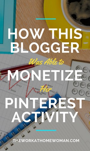 Do you love Pinterest? Would you like to work at home? See how this blogger was able to monetize her Pinterest activity and work from home by becoming a Pinterest Virtual Assistant. #workathome #virtualassistant #blogger #pinterest #socialmedia via @theworkathomewoman