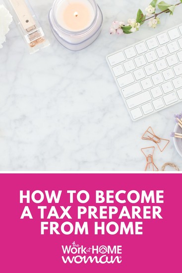 If you are organized, mathematically inclined, and meticulous, you can become a tax preparer and work from home. Here's how to get started in this industry. #workfromhome #workathome #taxprep #tax #preparer #work #job #business https://www.theworkathomewoman.com/become-a-tax-preparer/