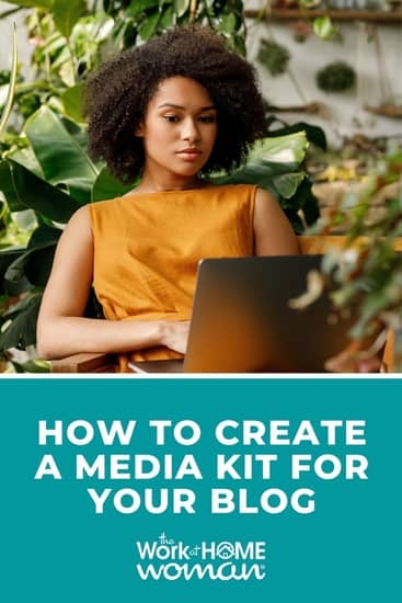 If you’re a blogger, you need a media kit. Your media kit can help you land paid sponsorships. Here's how to create a media kit in Canva. via @theworkathomewoman