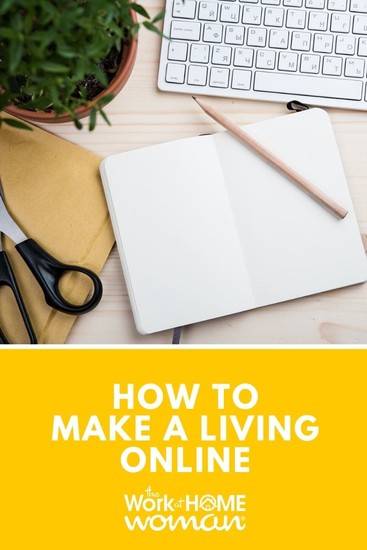 Whether you want to make a full-time income from home or would to make extra cash, there are countless ways you can make a living online. Here are 10 ideas to get you started! #money #online #workfromhome