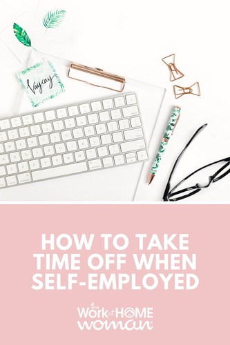 Self-employed workers shouldn’t feel guilty about taking time off to release stress, but how do you do that when you work for yourself? Here are some simple strategies that will allow you to enjoy some vacation time and recharge your batteries for maximum productivity in your business. #business #selfemployed #freelancer #timeoff #vacation #workfromhome https://www.theworkathomewoman.com/take-time-off/ via @theworkathomewoman