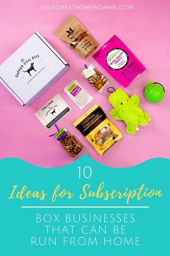Subscription boxes are a perfect business to run out of your home. But what can you put into subscription boxes? Here are ten ideas to get your creative juices flowing.