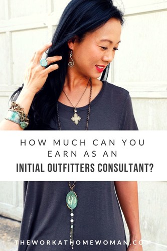 Wow! With this direct sales business, consultants earn an average of $150-$200 per party! Read on to find out if being an Initial Outfitters Consultant if your dream work-at-home career! #directsales #workathome #ad #jewelry #gifts via @theworkathomewoman