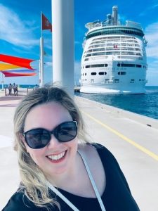 Cruise Planners travel business owner Rebecca Henry travels to CocoCay Bahamas