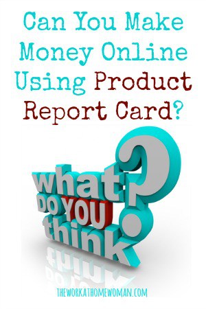 Product Report Card - maybe you've heard of it. But the big question is, can you make money online using Product Report? Read on to see what we discovered. #money #workfromehome