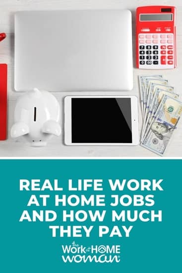 Curious about what you can earn as a home-based worker? Here are some legit work at home options and their respective pay rates. #jobs #sidejobs #ideas via @theworkathomewoman