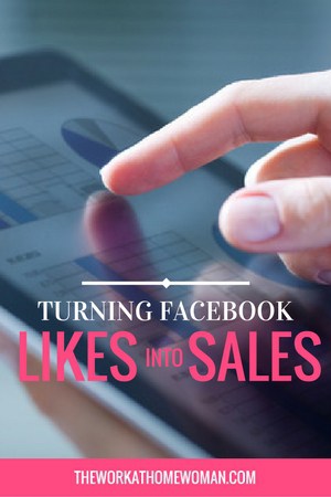 Social media is crucial for marketing your home-based business, but a lot of people get stuck at the next step. Here's how to convert Facebook follows and likes into sales. #facebook #sales #marketing via @theworkathomewoman