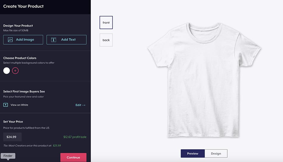 How to make money selling T-shirts on Teespring while home with