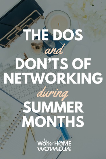 If you're ready to reap the benefits of networking (new opportunities, added exposure, new connections, and referrals), use this list of networking tips to heat up your networking game this summer; you'll be glad you invested the time. #summer #entrepreneur #networking #business #connections #career  https://www.theworkathomewoman.com/networking-during-summer-months/ ‎