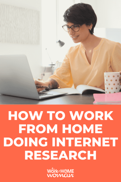 Internet Research is an excellent way for you to make money from home. Here are three ways you can work at home completing internet research tasks.