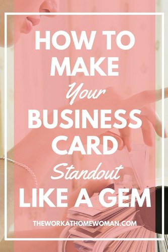 Wondering what makes for the perfect business card? Just like gemstones, business cards need certain elements to make them stand out from the crowd. Here are seven essential features to make your business card standout!  #business #card #marketing via @theworkathomewoman