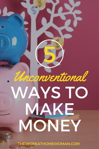 There is a market for almost ANYTHING and EVERYTHING. Don’t believe me? Just look at these five flexible and unconventional ways to make money! via @theworkathomewoman