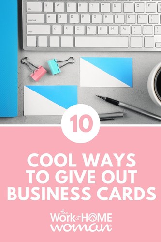 Are you looking for unique ways to give out your business cards? Here is a small compilation of some fresh ideas for distributing your business cards.    #businesscards #business #marketing #entrepreneur via @theworkathomewoman