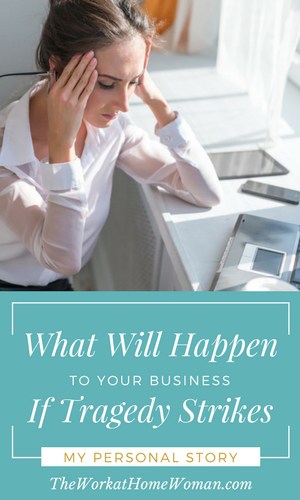 None of us like to think about death, illness, or loss, but it happens. Creating a backup plan for your business will alleviate stress and a loss of income. Here's what you need to know to get started. #business #backup #plan  via @theworkathomewoman