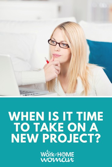As entrepreneurs, we're ideas people. But when is the right time to take on a new project? Ask yourself these simple questions to find out. #business #project #time
