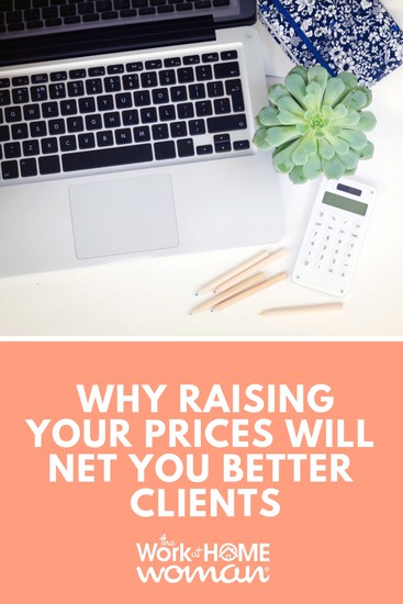 The pressure to underbid your way into a gig can be intense, but raising your prices can make your services look more appealing to potential clients. #freelance #clients #pricing #fees