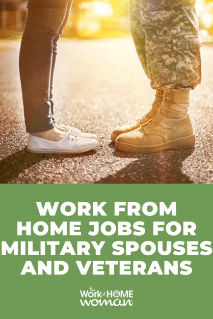 Are you a military spouse that needs to make money? Here are work from home jobs with work initiatives for military spouses and veterans.