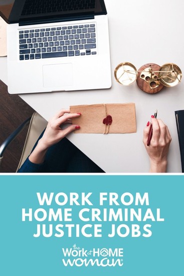 Do you have criminal justice or law enforcement experience? Want to work-at-home? Here are five criminal justice jobs you can do from home! #workathome #workfromhome #criminaljustice #jobs via @theworkathomewoman