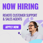 Working Solutions Now Hiring Remote Customer Support & Sales Agents