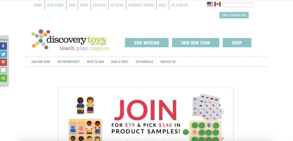 discovery toys direct sales