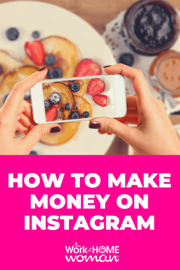 Curious about how you can make money on Instagram? Here are tips for building an audience and five methods for making money on the platform! via @TheWorkatHomeWoman