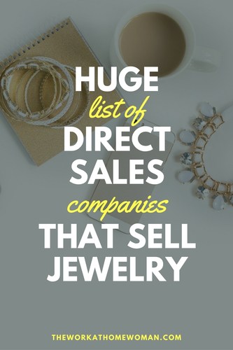 Would you like to be your boss and work from home? Do you love jewelry, style, and fashion? If so, here is a HUGE list of direct sales companies that sell jewelry. #workfromhome #business #fashion #homepartyplan